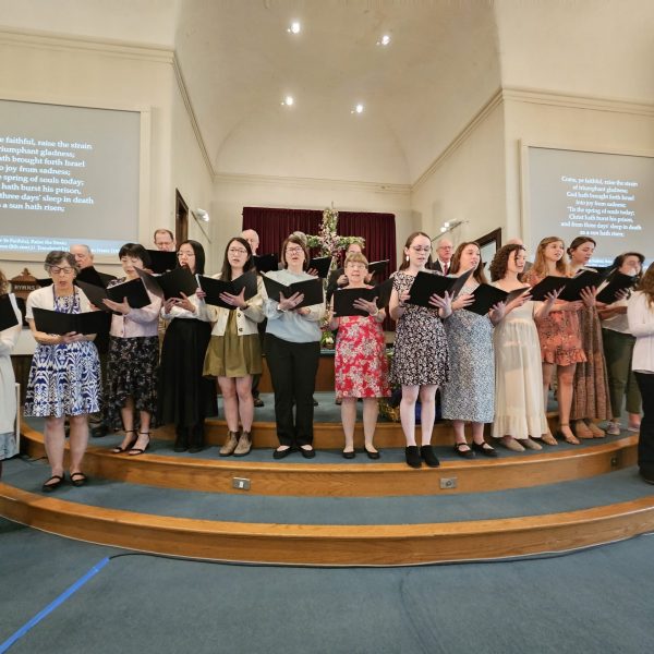 choir singing on easter sunday
