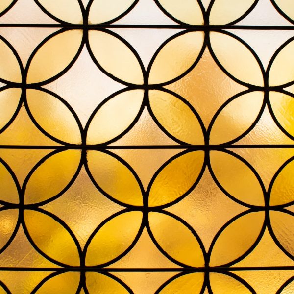 yellow stained glass